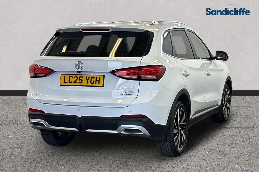 MG ZS Zs 1.5 Hybrid Trophy Hatchback LC25YGH White #4