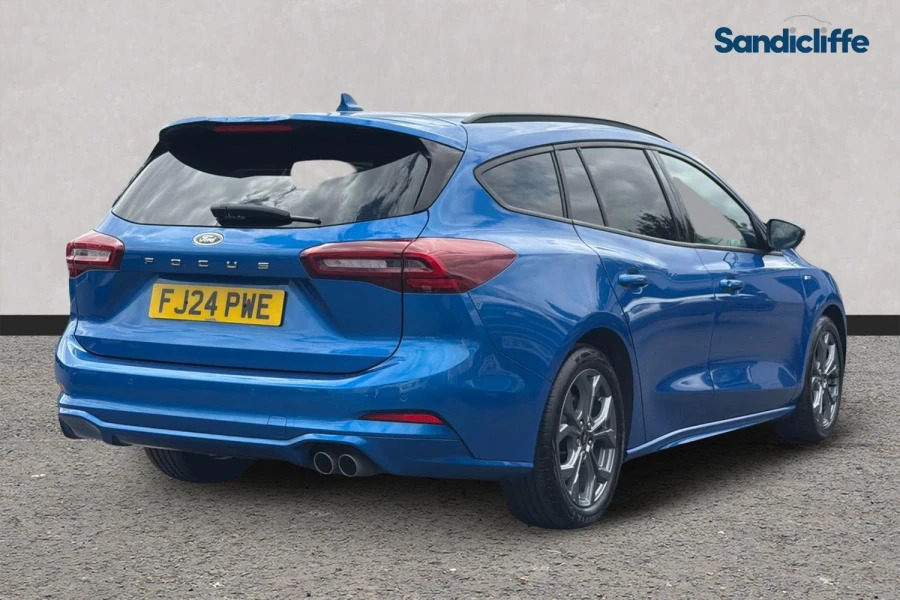 Ford Focus Focus St-line Estate 1.0L Ecoboost 155Ps Mhev Fwd FJ24PWE Blue #4
