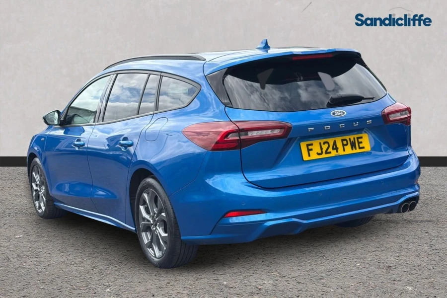 Ford Focus Focus St-line Estate 1.0L Ecoboost 155Ps Mhev Fwd FJ24PWE Blue #6