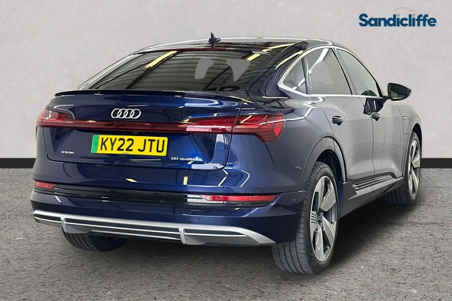 Audi E-tron E-tron 230Kw 50 Quattro 71Kwh S Line Hatc Blue #4
