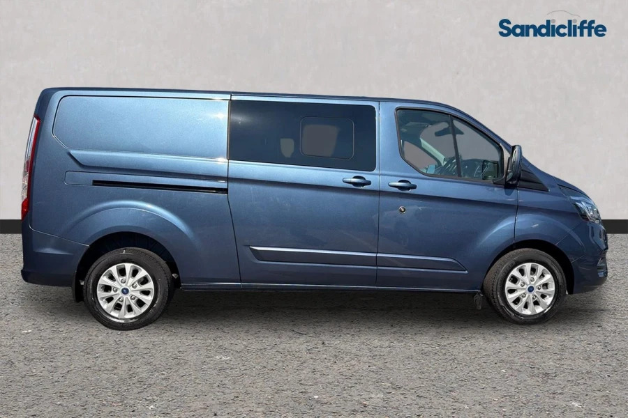 Ford Transit Custom Transit Custom 2.0 Tdci 130Ps Low Roof Dcab Limit FG73XVV Blue #3