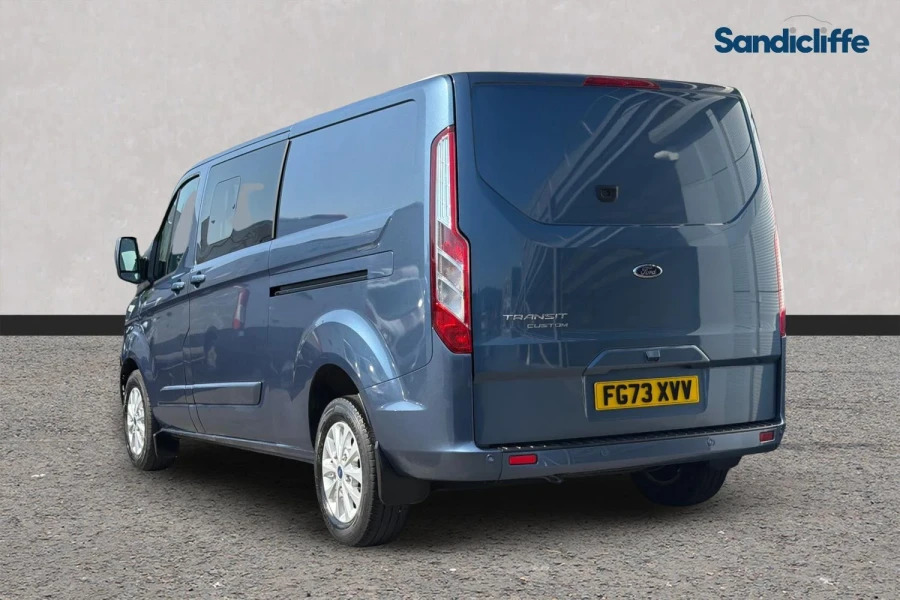 Ford Transit Custom Transit Custom 2.0 Tdci 130Ps Low Roof Dcab Limit FG73XVV Blue #6