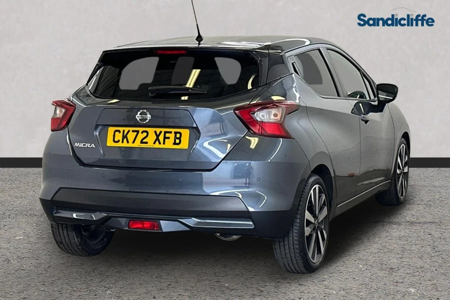 Nissan Micra Micra 1.0 Ig-t 92 Tekna Cvt Hatchback CK72XFB Grey #4