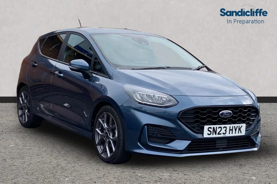 Ford Fiesta Fiesta St-line 1.0L Ecoboost 125Ps Mhev Fwd Blue
