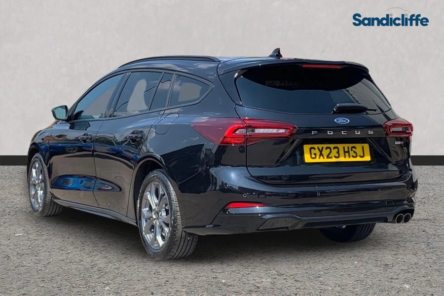 Ford Focus Focus St-line Estate 1.0L Ecoboost 125Ps Fwd 6 Spe GX23HSJ Black #6