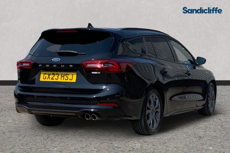 Ford Focus Focus St-line Estate 1.0L Ecoboost 125Ps Fwd 6 Spe GX23HSJ Black #4