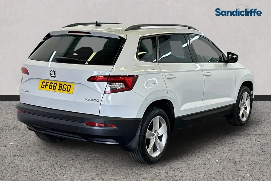 Skoda Karoq Karoq 1.6 Tdi Se Dsg Estate GF68BGO White #4