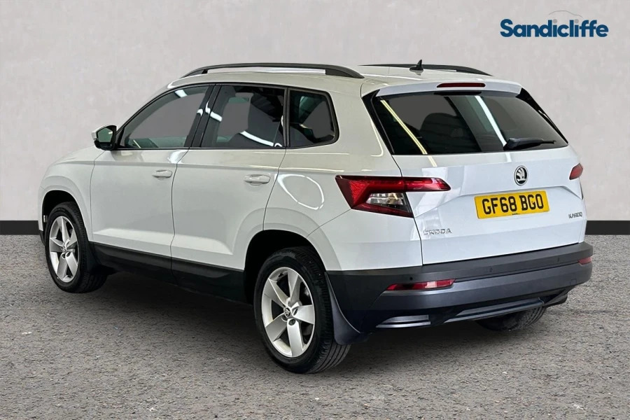 Skoda Karoq Karoq 1.6 Tdi Se Dsg Estate GF68BGO White #6