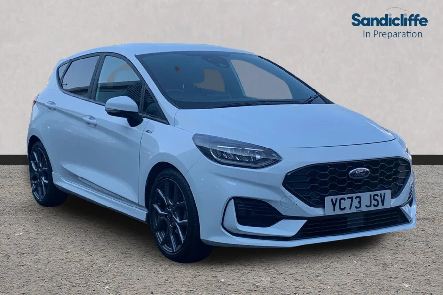 Ford Fiesta Fiesta St-line 1.0L Ecoboost 125Ps Mhev Fwd White