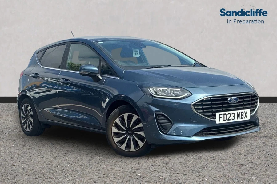 Ford Fiesta Fiesta Titanium 1.0L Ecoboost 125Ps Mhev Fw Blue