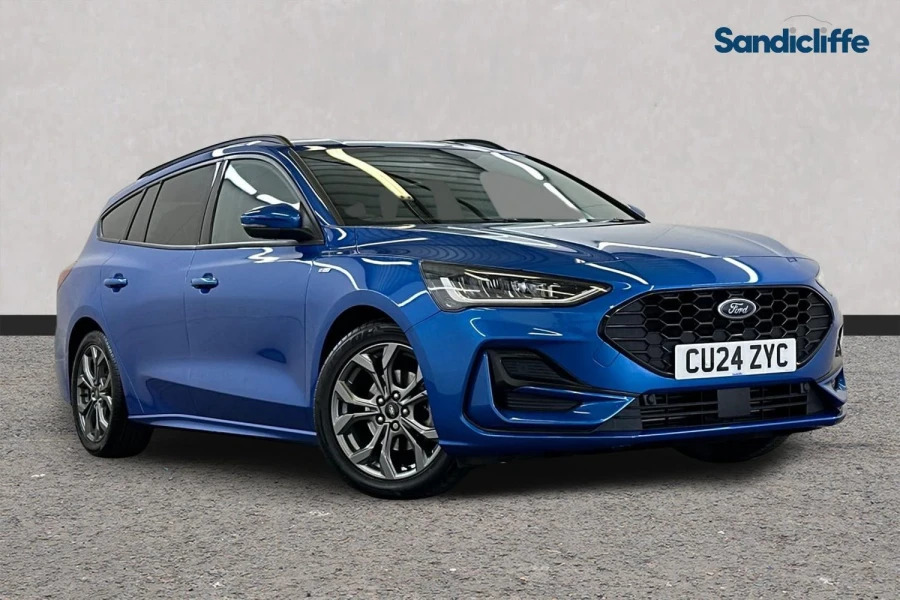 Ford Focus Focus St-line 1.0L Ecoboost 155Ps Mhev Fwd CU24ZYC Blue