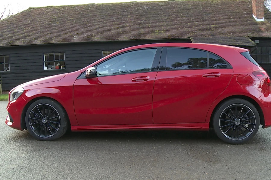Mercedes-Benz A Class A Class A200d Amg Line Hatchback LS67XEY Silver #5