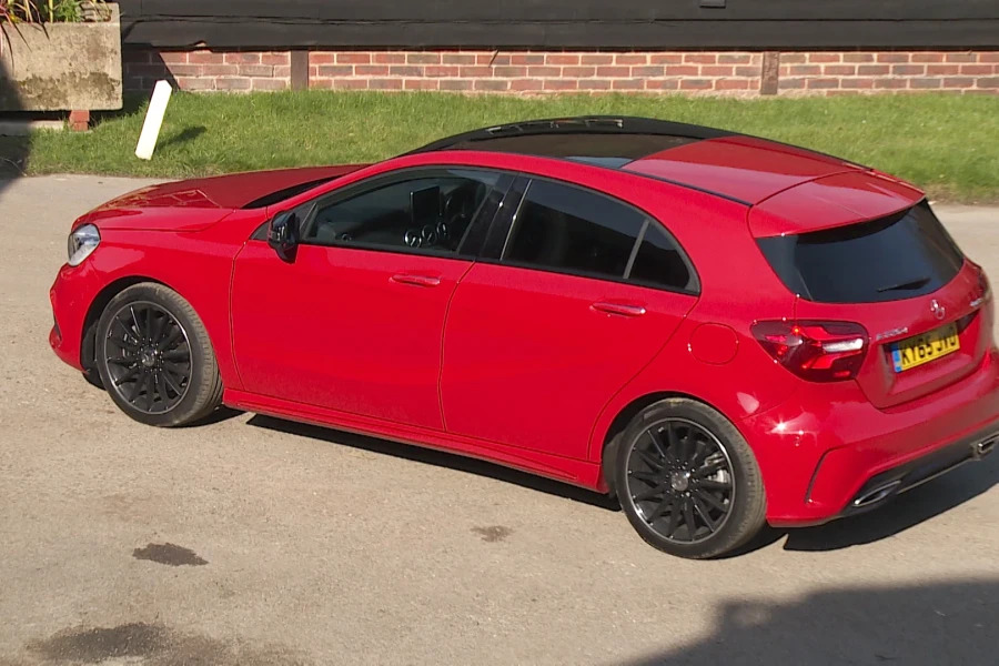 Mercedes-Benz A Class A Class A200d Amg Line Hatchback LS67XEY Silver #2