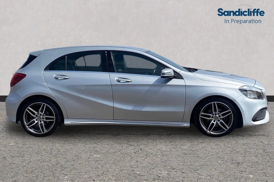 Mercedes-Benz A Class A Class A200d Amg Line Hatchback LS67XEY Silver #3