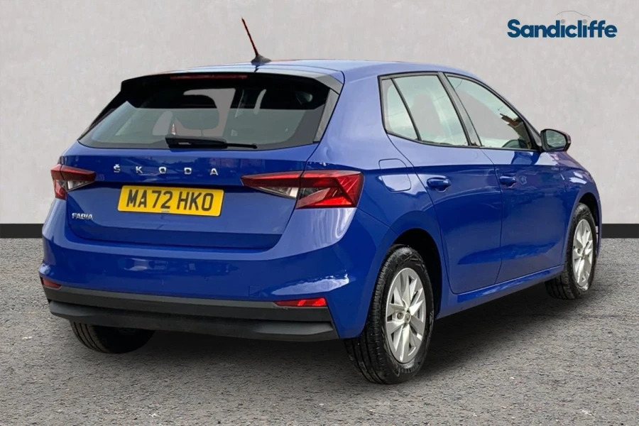 Skoda Fabia Fabia 1.0 Tsi 110 Se Comfort Dsg Hatchback Blue #4