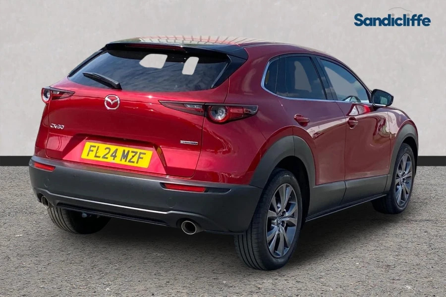 Mazda CX-30 Cx-30 2.0 E-skyactiv G Mhev Exclusive-line Aut Red #4