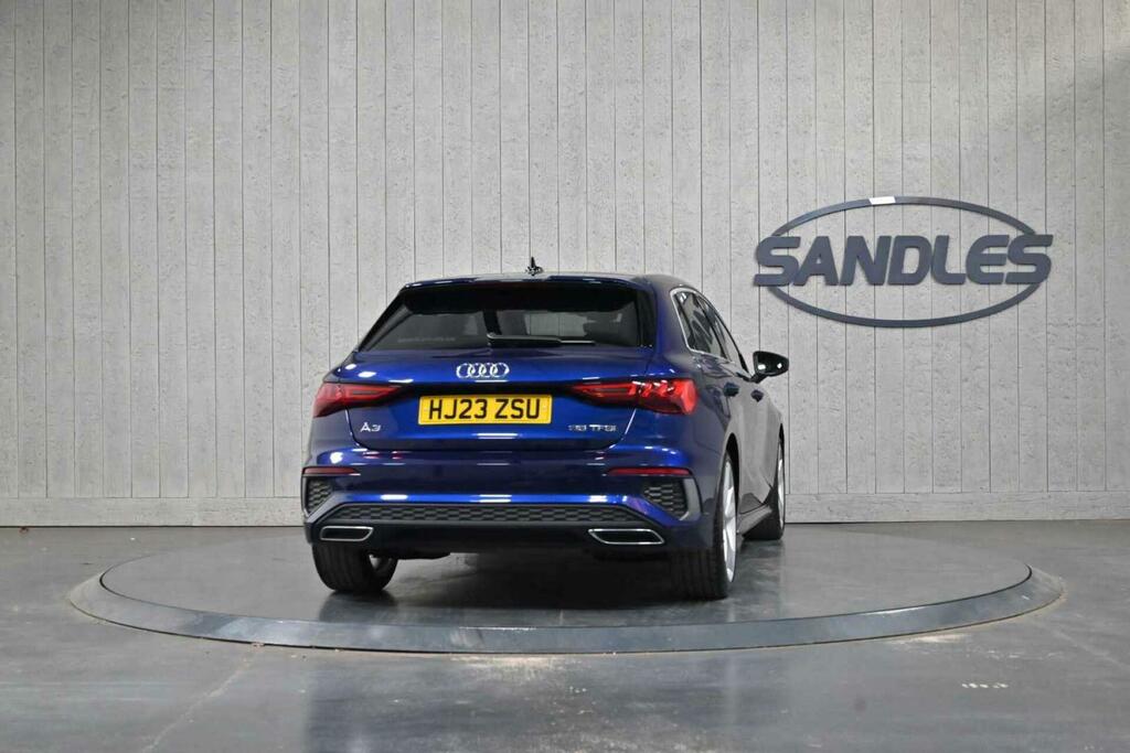 Audi A3 1.5 Tfsi 35 S Line Sportback Euro 6 Ss HJ23ZSU Blue #6