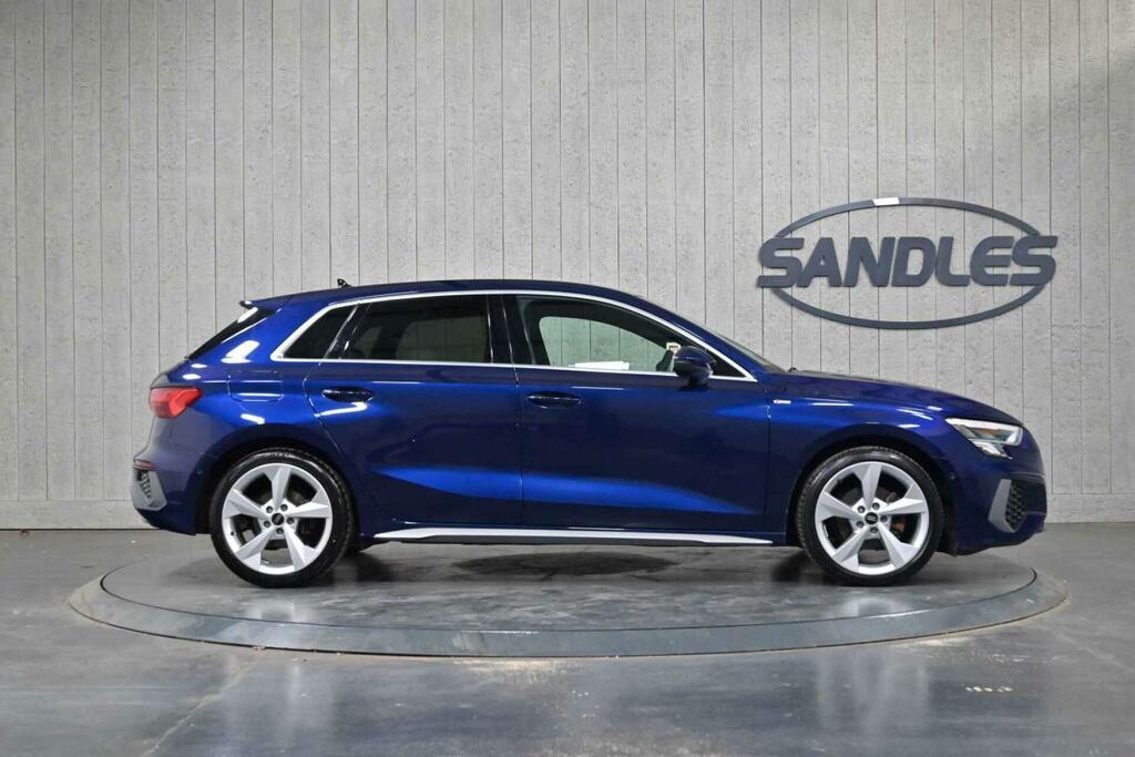 Audi A3 1.5 Tfsi 35 S Line Sportback Euro 6 Ss HJ23ZSU Blue #5