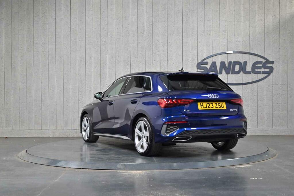 Audi A3 1.5 Tfsi 35 S Line Sportback Euro 6 Ss HJ23ZSU Blue #3