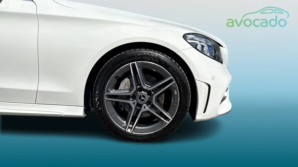 Mercedes-Benz C Class C 200 Amg Line Ed Prem Mh SU14LLY White #5