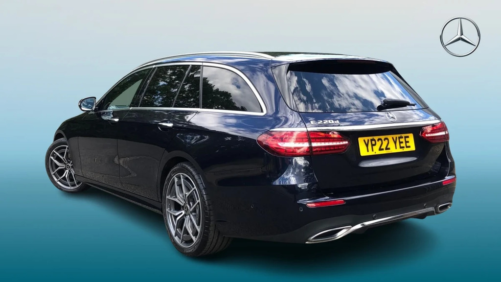 Mercedes-Benz E Class E 220 Amg Line Prem D Mhe YP22YEE Blue #2