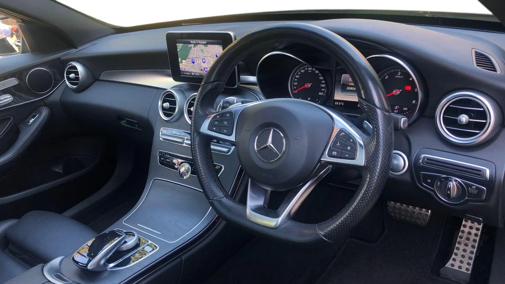 Mercedes-Benz C Class C220 Amg Line Prem D 4Mat KK17NTM Black #3