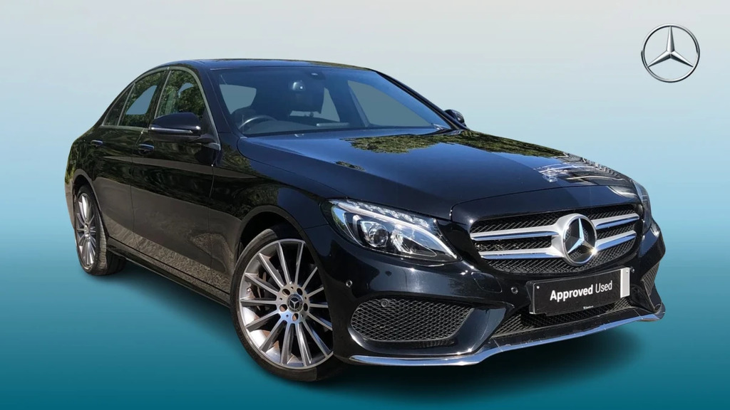 Mercedes-Benz C Class C220 Amg Line Prem D 4Mat Black