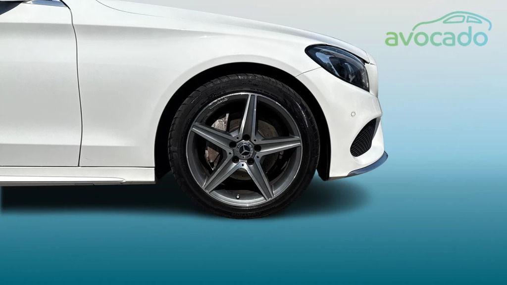 Mercedes-Benz C Class C 220 Amg Line Premium WD17YXE White #5