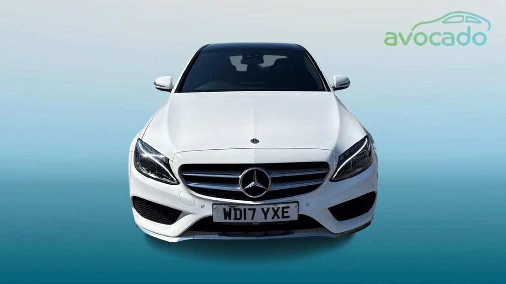 Mercedes-Benz C Class C 220 Amg Line Premium WD17YXE White #6