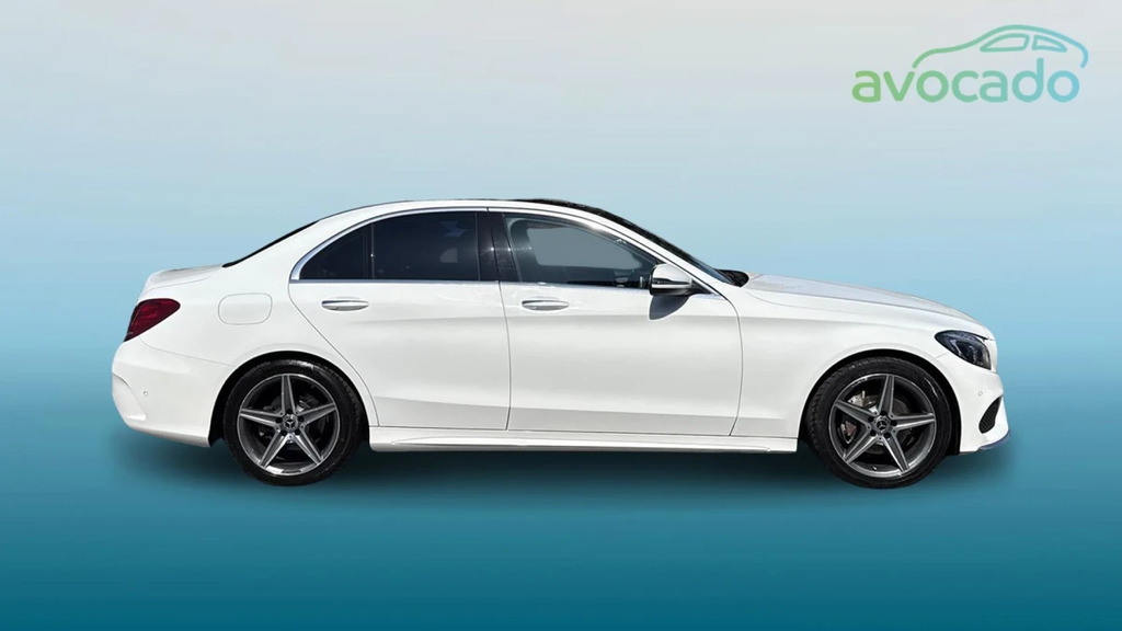 Mercedes-Benz C Class C 220 Amg Line Premium WD17YXE White #4