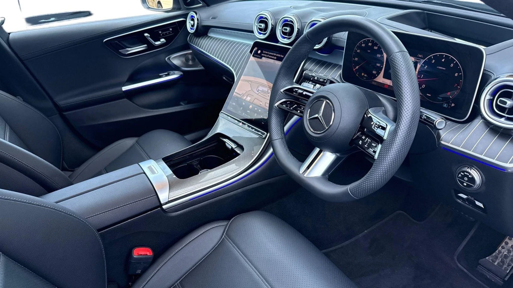 Mercedes-Benz C Class C 200 Amg Line Prem Mhe KS25VDD Grey #3