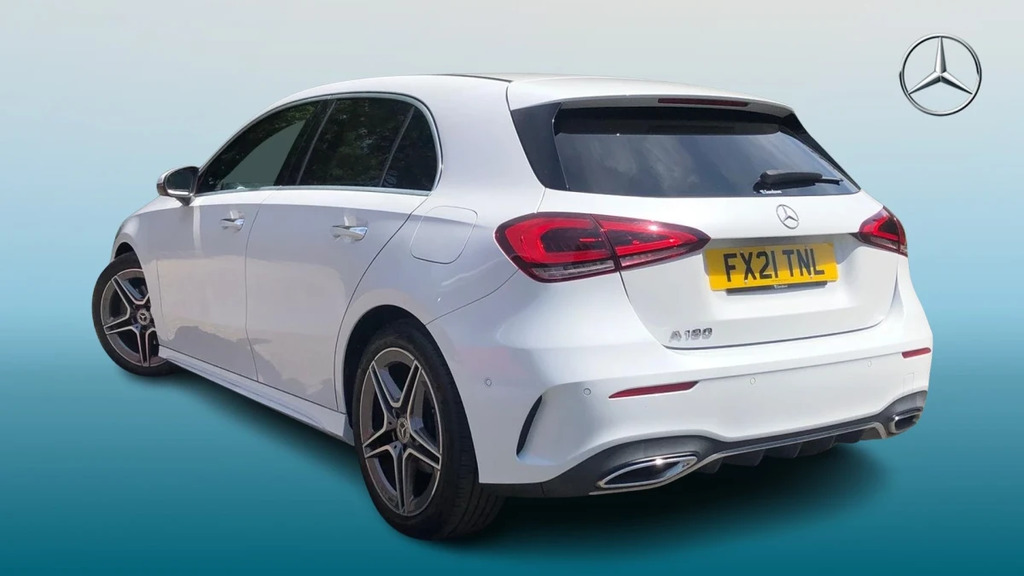Mercedes-Benz A Class A 180 Amg Line Premium FX21TNL White #2