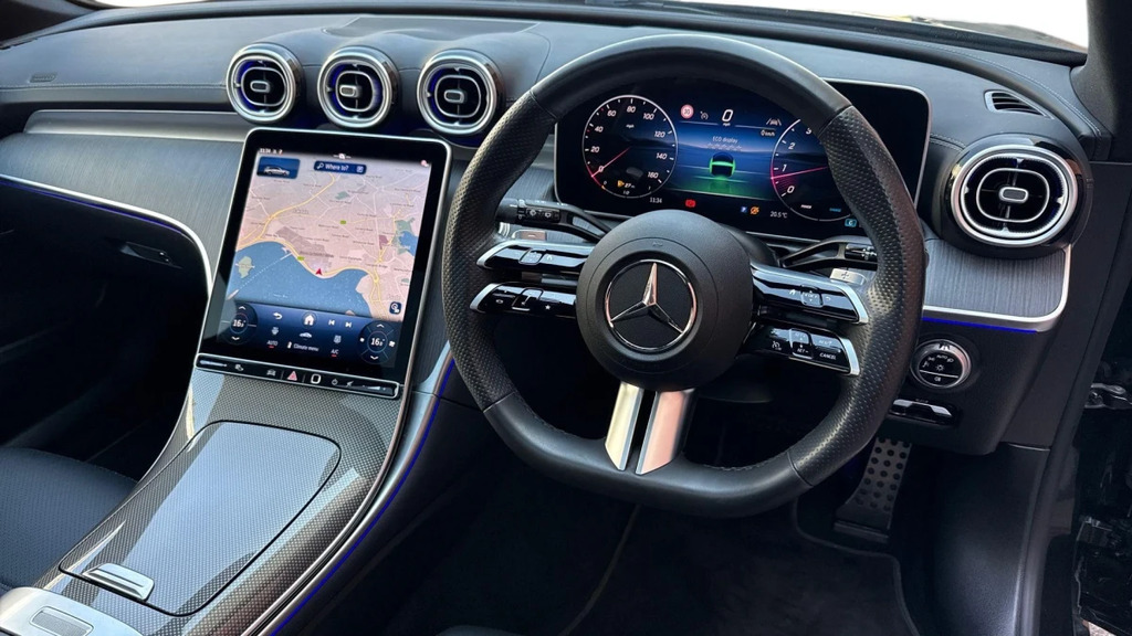 Mercedes-Benz C Class C 300 Amg Line Premium Mh Black #3