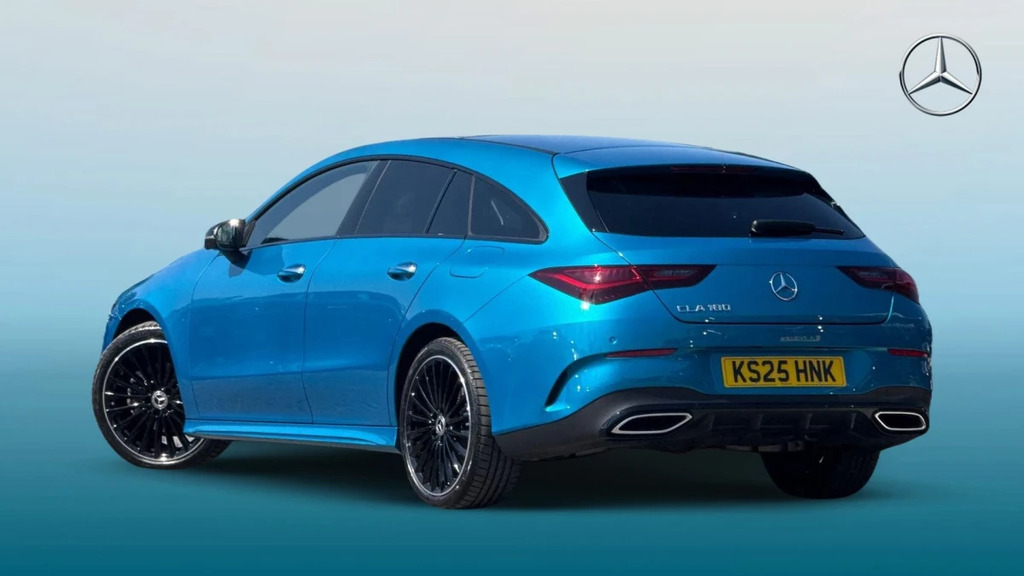 Mercedes-Benz CLA Class Cla 180 Amg Line Prem M Blue #2
