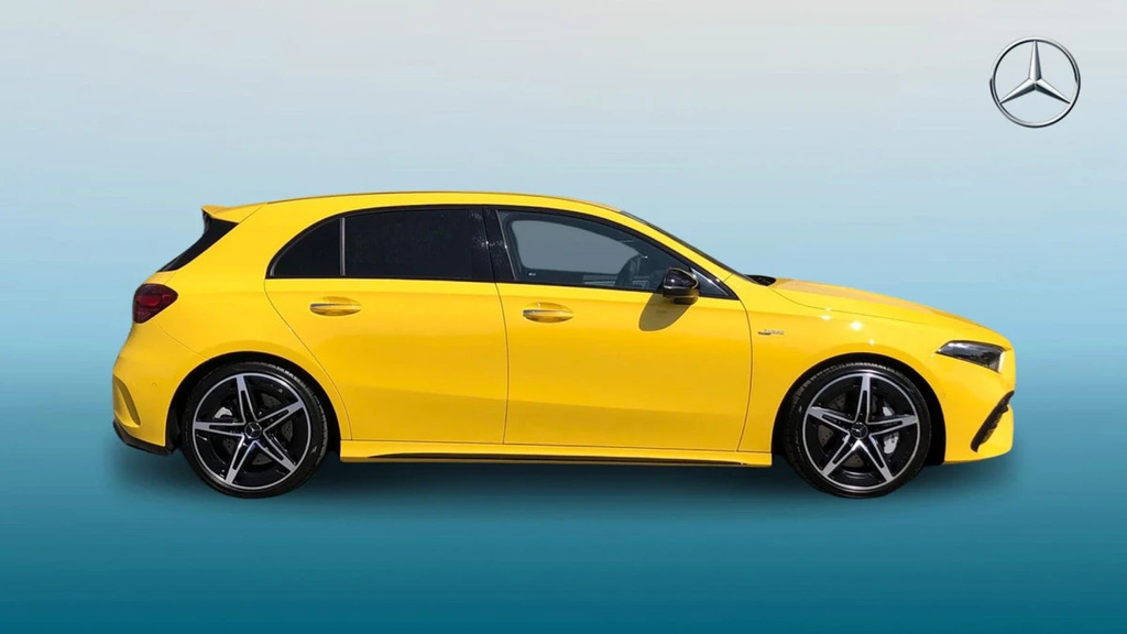 Mercedes-Benz A Class Amg A 35 Premium Mhev 4Ma Yellow #4