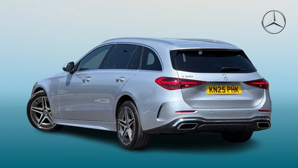 Mercedes-Benz C Class C 200 Amg Line Mhev KN25PHK Silver #2