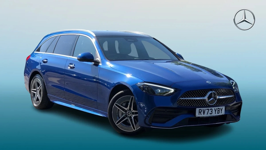 Mercedes-Benz C Class C 300 E Amg Line Premium Blue