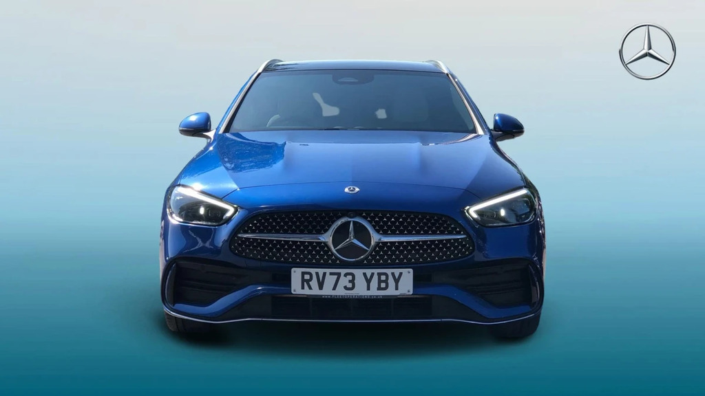 Mercedes-Benz C Class C 300 E Amg Line Premium RV73YBY Blue #6