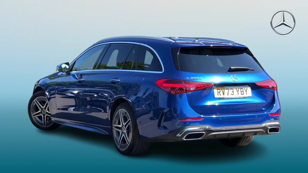 Mercedes-Benz C Class C 300 E Amg Line Premium RV73YBY Blue #2