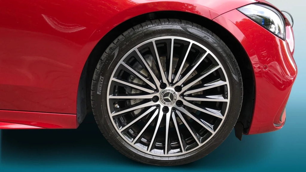 Mercedes-Benz C Class C 300 Amg Line Prem Mhe Red #5