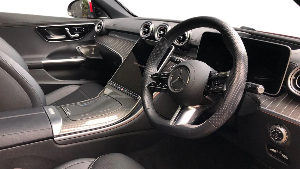 Mercedes-Benz C Class C 300 Amg Line Prem Mhe Red #3