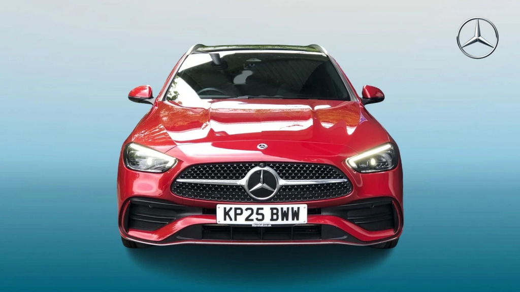 Mercedes-Benz C Class C 300 Amg Line Prem Mhe Red #6