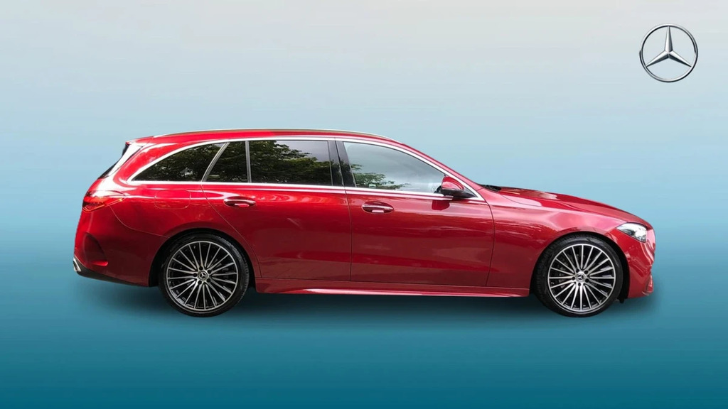 Mercedes-Benz C Class C 300 Amg Line Prem Mhe Red #4
