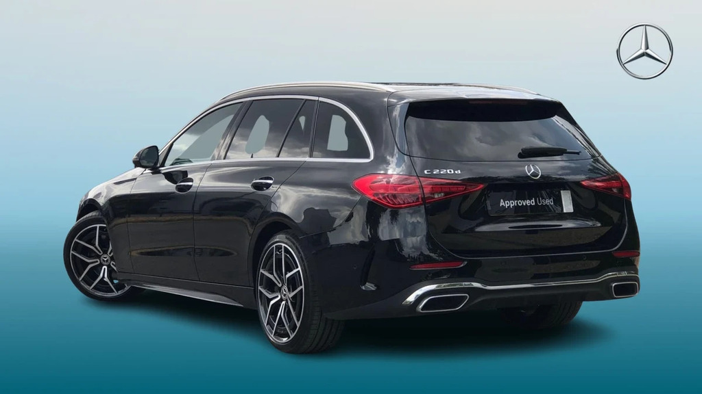Mercedes-Benz C Class C 220 Amg Line Prem D M HG22AMK Black #2