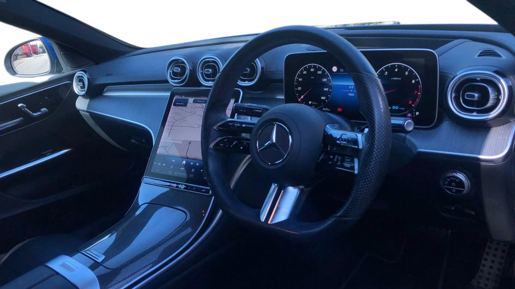 Mercedes-Benz C Class C 300 Amg Line Prem Mhe Blue #3