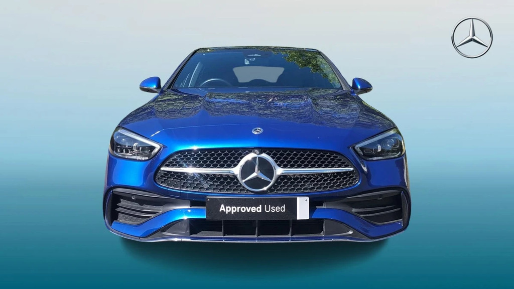 Mercedes-Benz C Class C 300 Amg Line Prem Mhe Blue #6