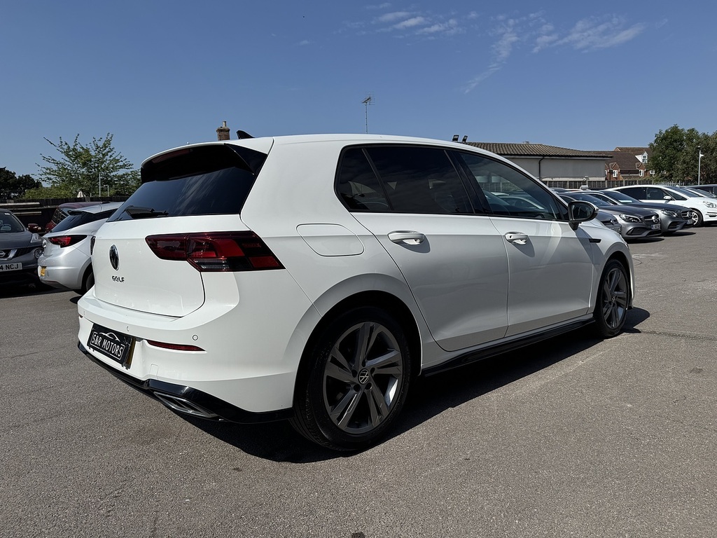 Volkswagen Golf Tsi R-line SV21WBU White #4