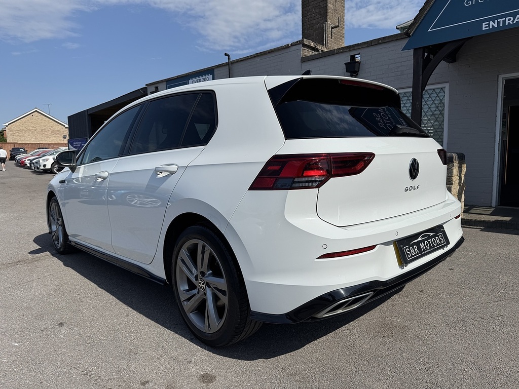 Volkswagen Golf Tsi R-line SV21WBU White #6