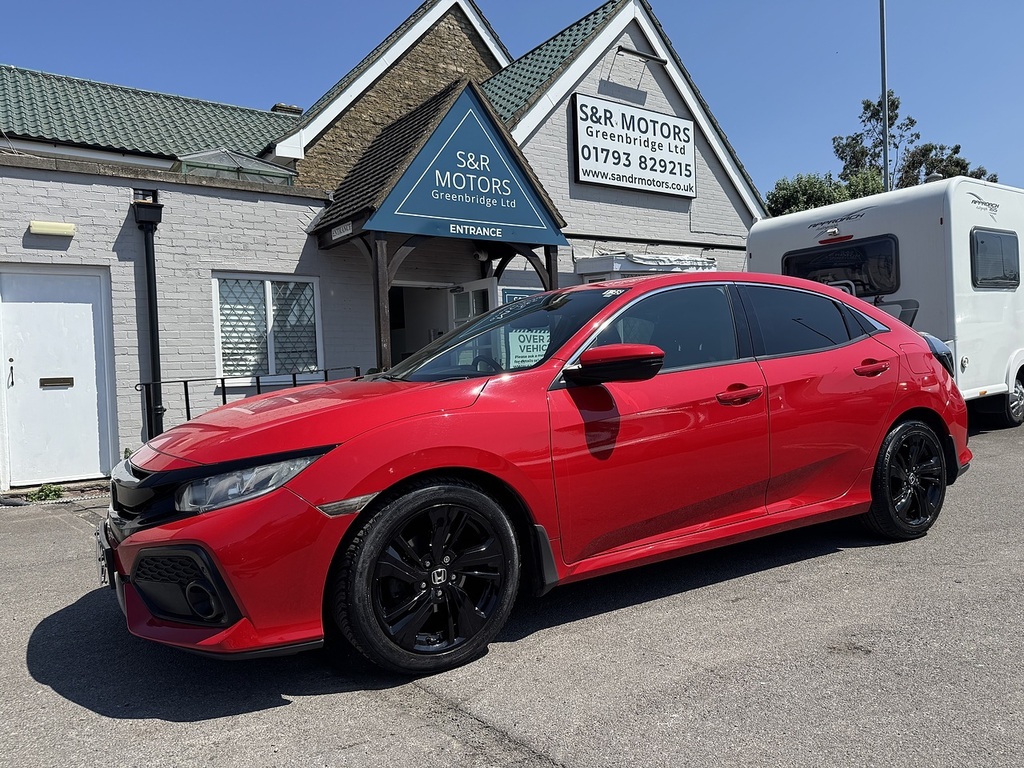 Honda Civic Vtec Turbo Sr HJ17GWX Red #2