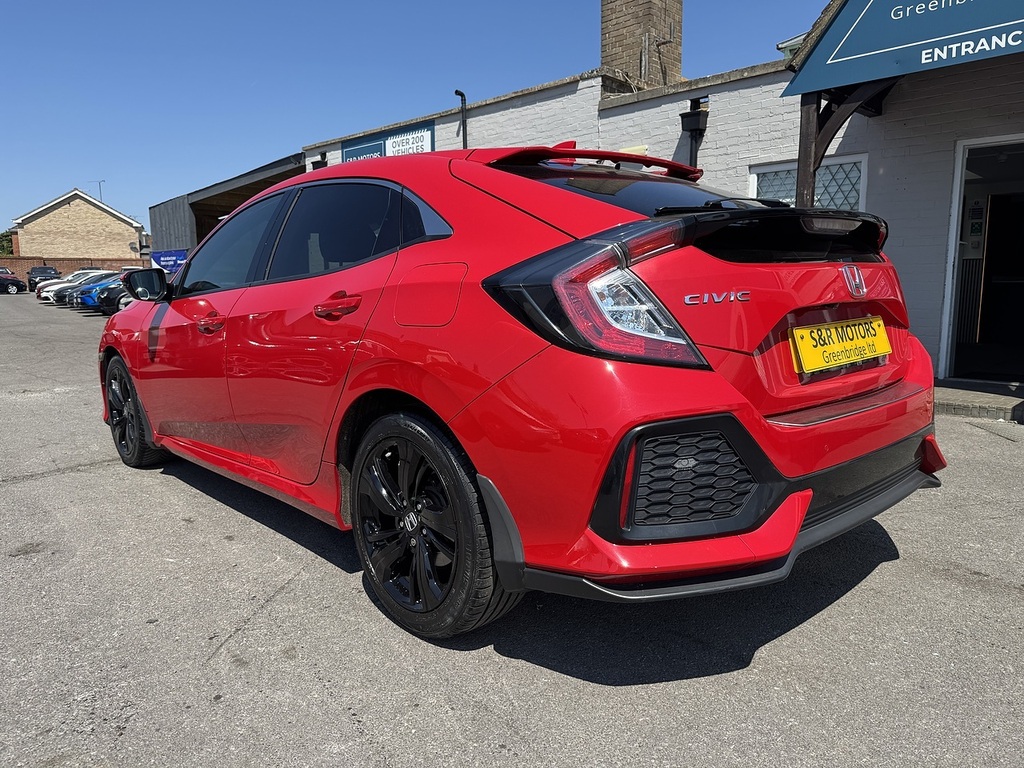 Honda Civic Vtec Turbo Sr HJ17GWX Red #6